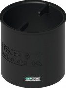 Стакан для гидрозатвора сифона дренажного канала 650000 TECE TECEdrainline пластик черный 668010