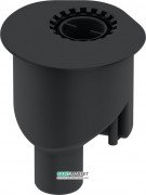 Сифон вертикальний для дренажного каналу Tece TECEdrainline DN 50 1,40 л / c пластик чорний 650003