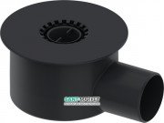 Сифон високий для дренажного каналу Tece TECEdrainline DN 70 1,20 л / c пластик чорний 650002