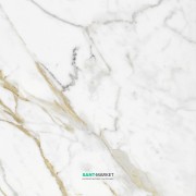 Плитка керамогранит Ragno Bistrot Calacatta Michelangelo Soft Rett R4Mk 60х60