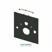 Нижня скляна панель TECE TECElux для установки унітазів-біде TOTO Neorest AC / EW і Geberit AquaClean 8000/8000 plus чорна 9650106