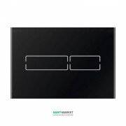 Панель змиву для унітазу Tece TECElux Mini сенсорна скло чорне 9240961