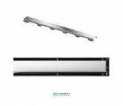 Решітка TECE TECEdrainline Steel II для душового трапа матова пряма 1500 мм нержавіюча сталь 601583