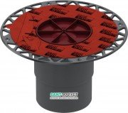 Сифон для дренажного трапа Tece Tecedrainpoint S DN100 вертикальний пластик чорний 3607600