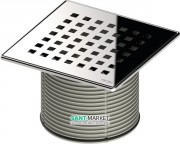 Декоративна решітка для трапа TECE TECEdrainpoint S quadratum 150 мм в сталевий рамці з монтажним елементом 3660008