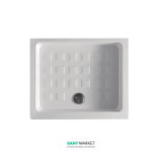 Керамічний душовий піддон Kerasan Retro в нішу 80х92 см білий 133501