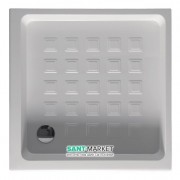 Керамічний душовий піддон Kerasan Retro кутовий квадратний 100x100 см білий 134001