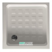 Керамічний душовий піддон Kerasan Retro кутовий квадратний 80x80 см білий 134101