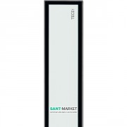 Панель для слива TECE TECEdrainline для душевого трапа прямая стеклянная 1000 мм белый 601091