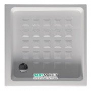 Керамический душевой поддон Kerasan Retro угловой квадратный 100x100 см белый 134001