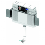 Застенний зливний бачок для установки з покриттям унітазом Tece TECEprofil фронтальне розташування панелі змиву 9041008