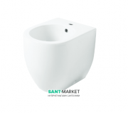 Біде підлогове Kerasan Flo з 1 отвором в комплекті з кріпленням білий 312001