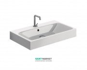 Раковина для ванной Kerasan Cento подвесная/накладная 70х45 см белая 353201