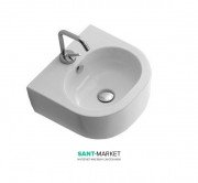 Раковина для ванної Kerasan Flo підвісна / накладна 40х37 см біла 314901