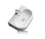 Раковина для ванної Kerasan Flo підвісна / накладна 70х42 см біла 315001