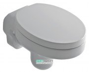 Унітаз підвісний овальний Kerasan Cento без бачка і сидіння білий +351501