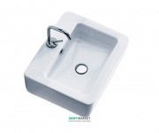 Раковина для ванної Kerasan Ego підвісна / накладна 60х43 см біла 324201