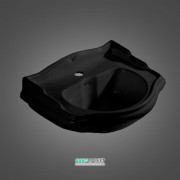 Раковина для ванної підвісна Kerasan Retro чорна 104504