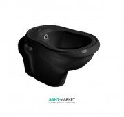 Біде підвісне Kerasan Retro з переливом чорний 102604