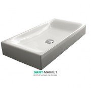 Раковина-чаша для ванної прямокутна Kerasan Cento накладна 70х35 см біла 355601