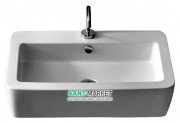 Раковина для ванної Kerasan Ego підвісна / накладна 70х43 см біла 325001