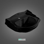 Раковина для ванної підвісна Kerasan Retro чорна 104504