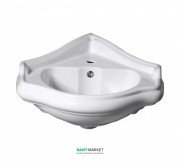 Раковина підвісна кутова Kerasan Retro керамічна біла 103201