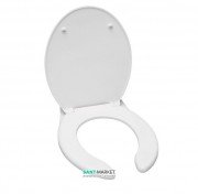 Сиденье с крышкой для унитаза Kerasan Comunita белый 028701