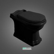 Унітаз підлоговий Kerasan Retro BTW чорний 101604