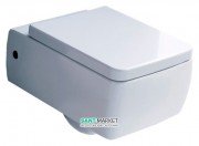 Унітаз підвісний Kerasan Ego із шумоізоляційною пластиною білий 321501