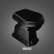 Унитаз приставной Kerasan Retro черный 101104