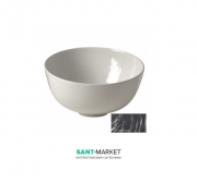 Раковина для ванной накладная Kerasan Ciotola C4 ø46 см декор 4 (жемчужно-серый) 430463