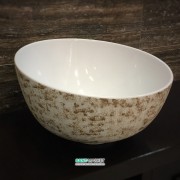 Раковина для ванной накладная Kerasan Ciotola C4 ø46 см декор 5 (грубая лава) 430464