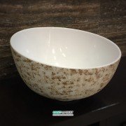 Раковина для ванной накладная Kerasan Ciotola C4 ø46 см декор 5 (грубая лава) 430464