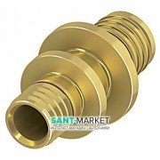 Муфта сполучна редукционная труба-труба Tece TECEflex 25х20 (18) латунь 766505