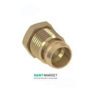 З'єднання кінцеве для SLHK-патрубків Tece TECEflex 15х1 / 2 ЗР латунь 717501