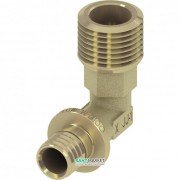 Кутове з'єднання з зовнішньою різьбою TECE TECEflex 90 ° 16х1 / 2 латунь 767516