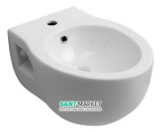 Биде подвесное  Kerasan Bit с 1 отверстием белый 442401