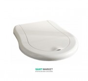 Сидіння з кришкою для унітазу Kerasan Retro з мікроліфтом білий 108401