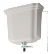 Сливной бачок для унитаза высокий Kerasan Waldorf без верхней крышки белый 418001