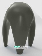 Стул дизайнерский Kerasan Artwork Moscardino зелёный матовый 470214