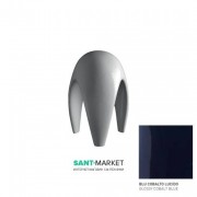 Стілець дизайнерський Kerasan Artwork Moscardino блакитний кобальт глянсовий 470277