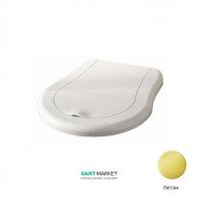 Сидіння з кришкою для унітазу Kerasan Retro з мікроліфтом білий 108501