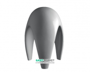 Стілець дизайнерський Kerasan Artwork Moscardino білий 470201