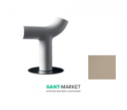 Стілець Kerasan Artwork Cow в комплекті з сталевим підставою коричневий горіх 4701K81