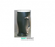 Раковина для підлоги Kerasan Artwork Moloco санфарфор білий / зелений матовий 474022