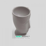 Раковина напольная Kerasan Artwork Moloco санфарфор светло-серый 474082