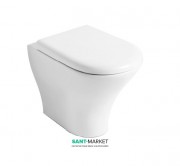 Унитаз напольный приставной Kerasan Aquatech овальный белый 371601