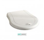 Сиденье с крышкой для унитаза Kerasan Retro с микролифтом белое 108901