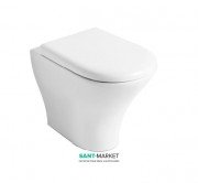 Унитаз напольный приставной Kerasan Aquatech овальный белый 371601